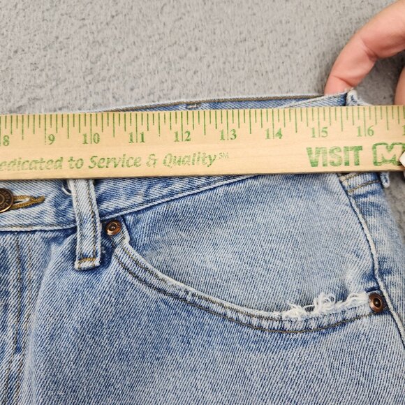 Men's 34x32 Regular Fit Blue Jeans Lee Light Wash Distressed Y2K Workwear Pants - Picture 4 of 13